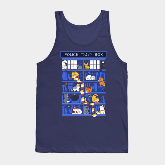 Library Box Who Tank Top by TaylorRoss1